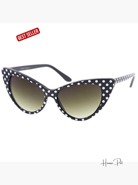 Retro Oversized Cat Eye Sunglasses 54mm UV400 Protection